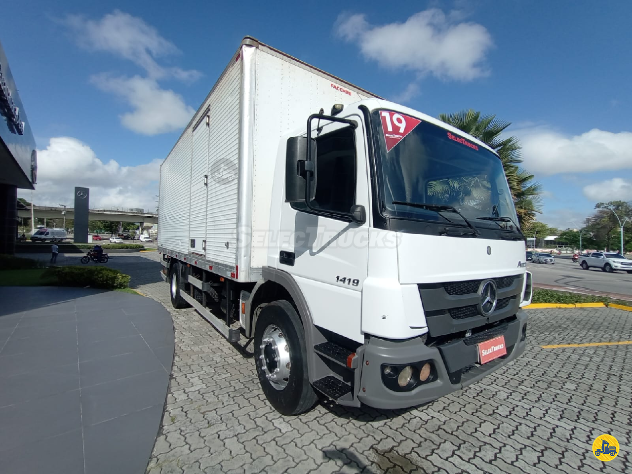 CAMINHAO MERCEDES-BENZ MB 1419 Baú Furgão Toco 4x2 SelecTrucks - Fortaleza FORTALEZA CEARÁ CE